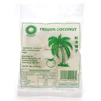 Sun Brand Frozen Coconut Meat  280g